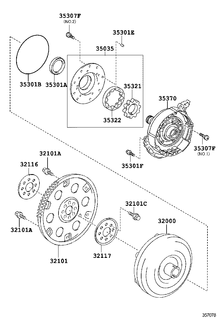 35035-73010 BODY SUB-ASSY, FR OIL PUMP & GEAR product image