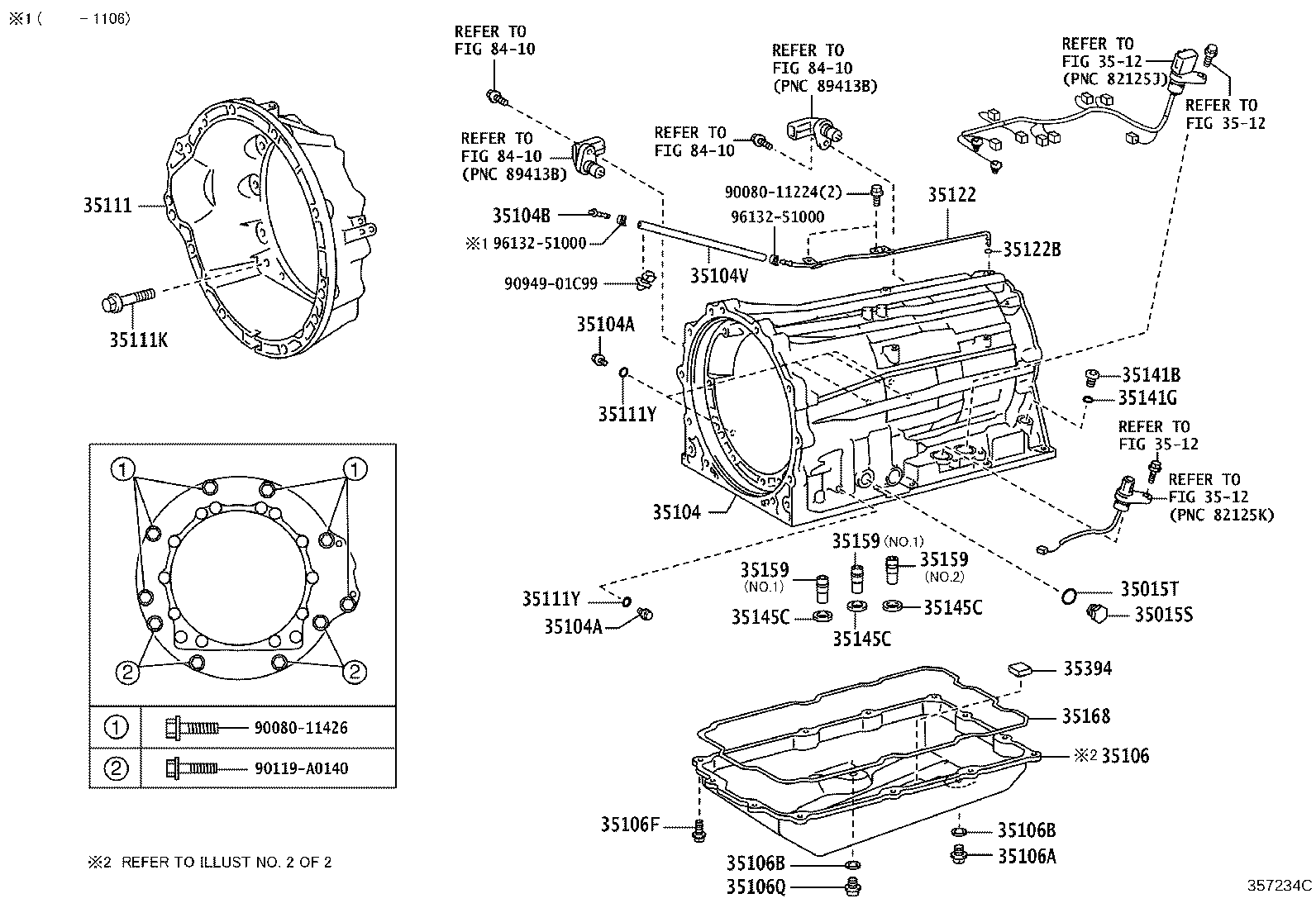 35106-0C040 PAN SUB-ASSY, AUTOMATIC TRANSMISSION OIL product image