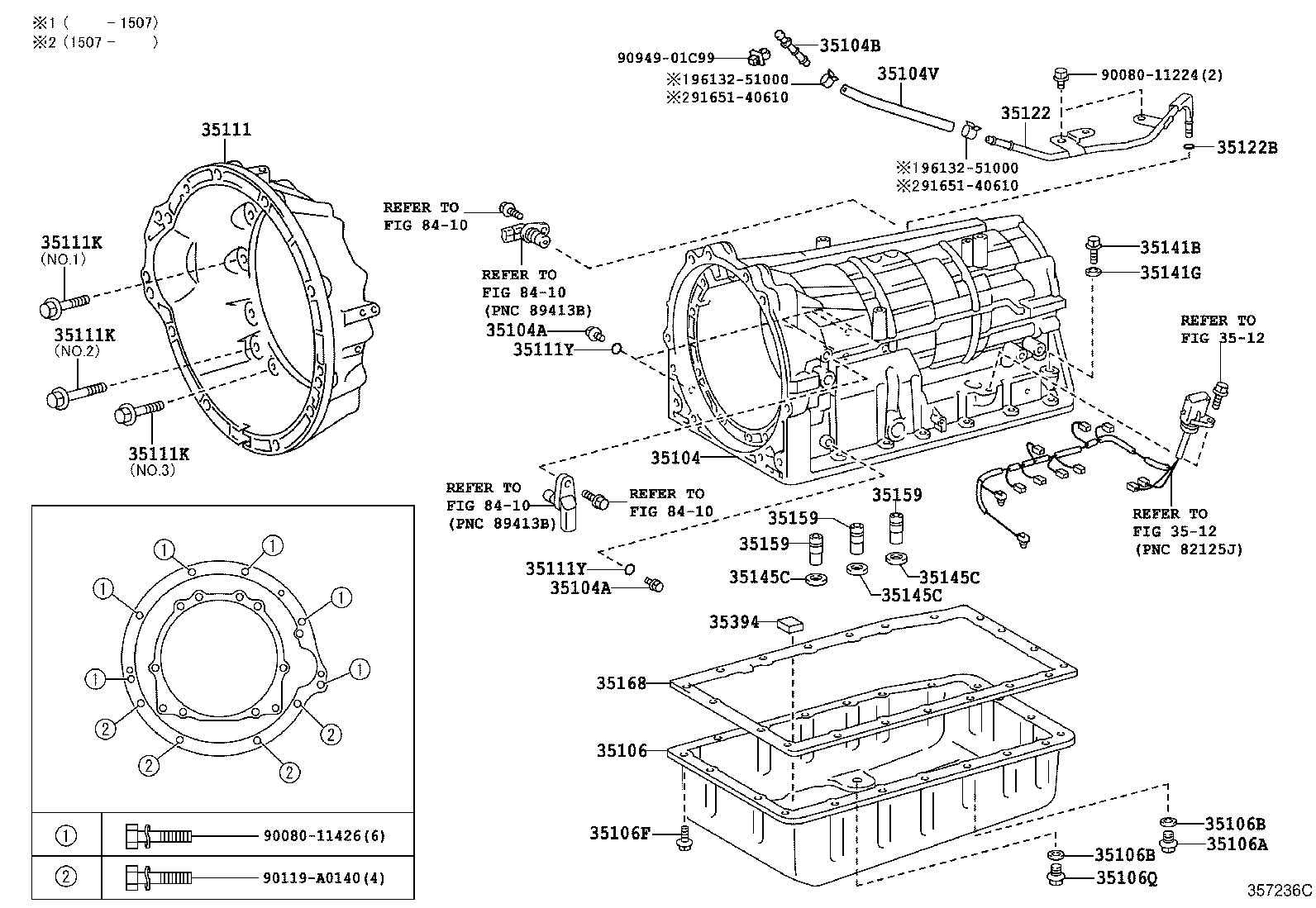 35106-0C040 PAN SUB-ASSY, AUTOMATIC TRANSMISSION OIL product image