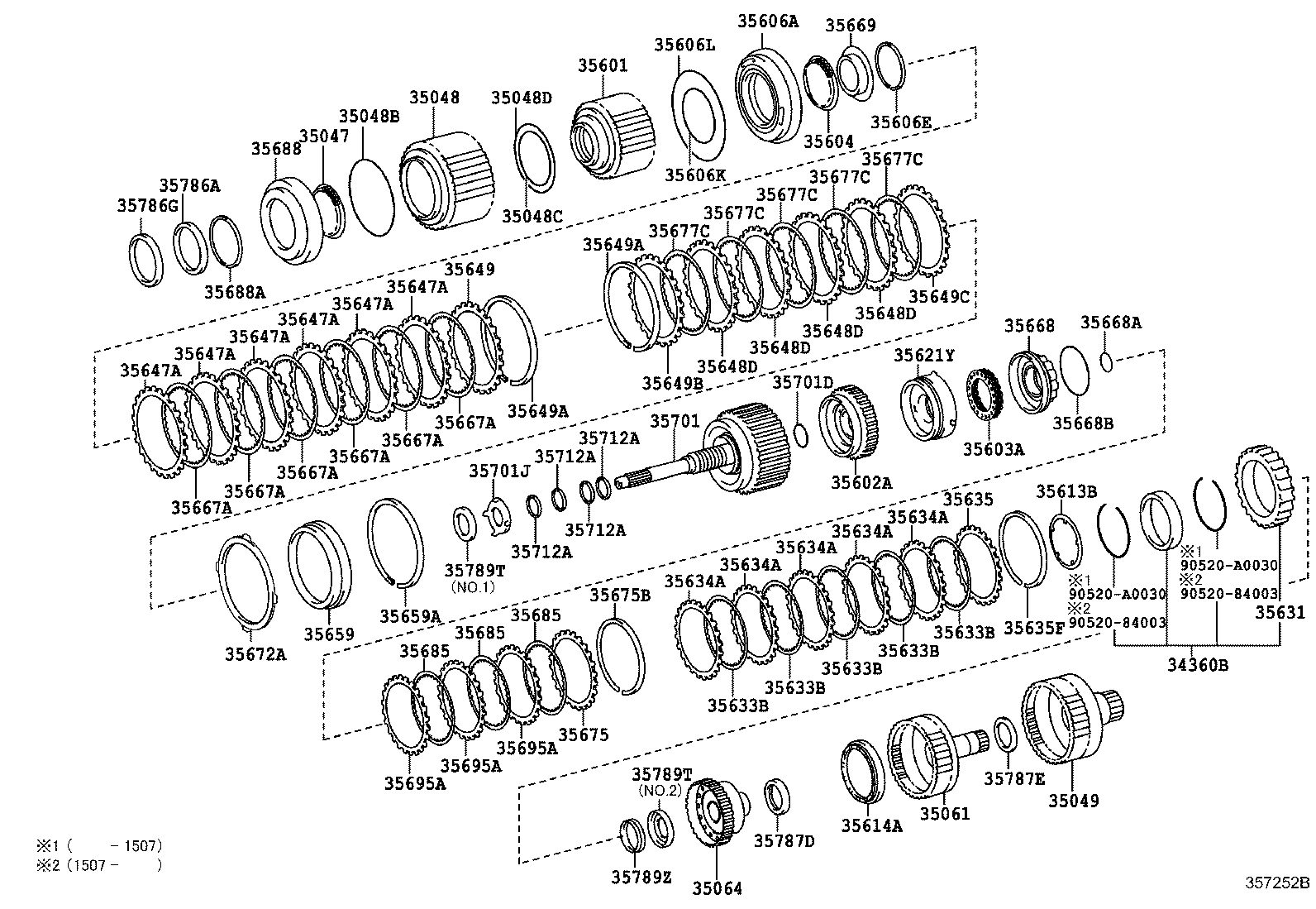 35633-0C030 DISC, CLUTCH (FOR FORWARD MULTIPLE DISC CLUTCH) product image