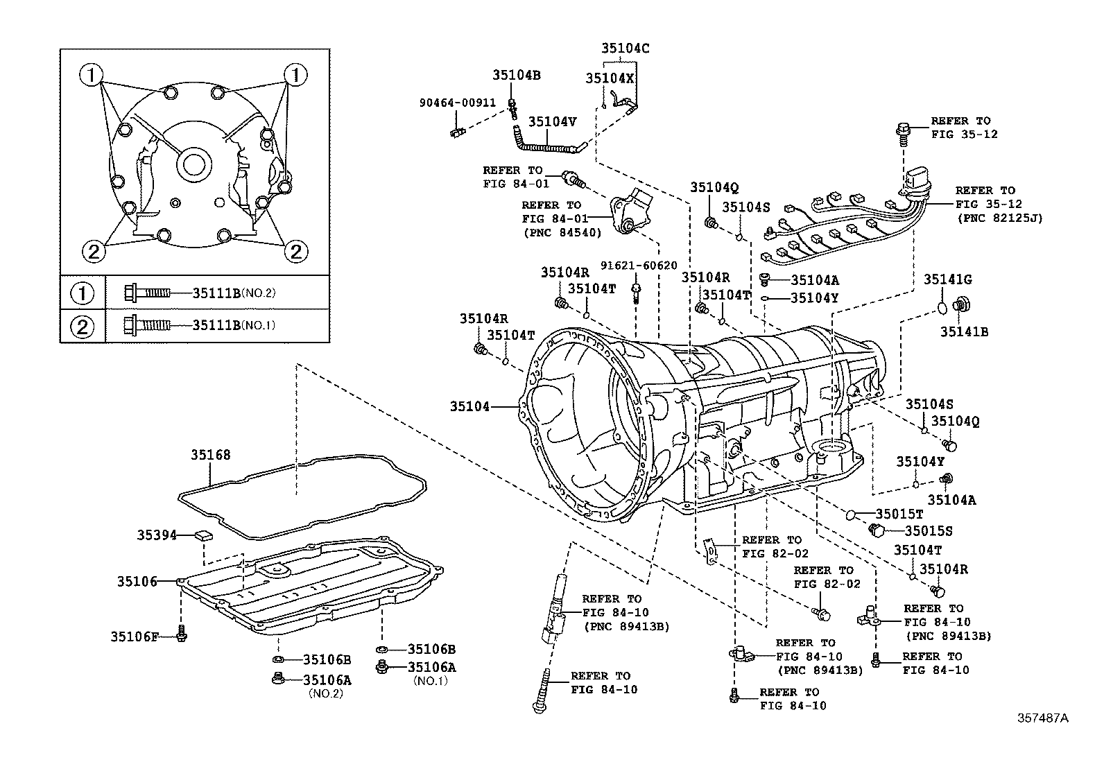 35106-50050 PAN SUB-ASSY, AUTOMATIC TRANSMISSION OIL product image