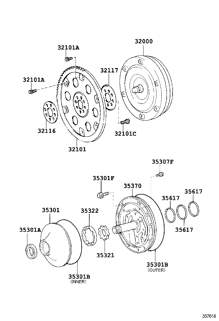 32000-0P010 CONVERTER ASSY, TORQUE product image