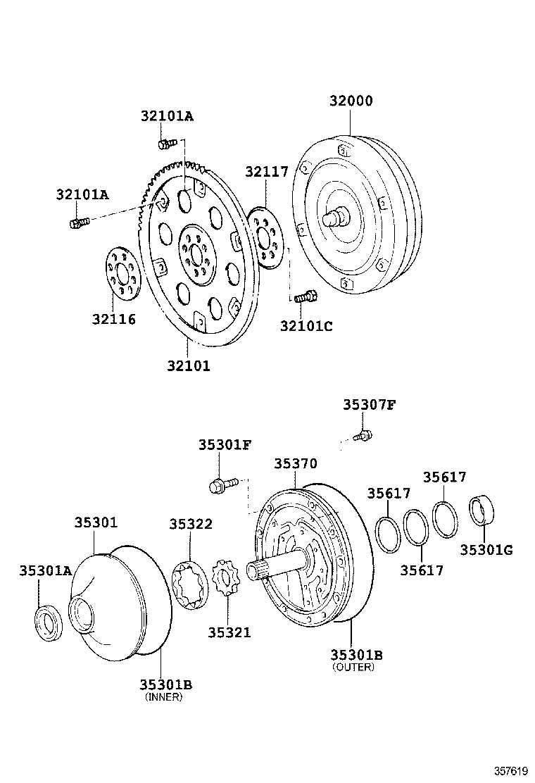 32000-0P010 CONVERTER ASSY, TORQUE product image