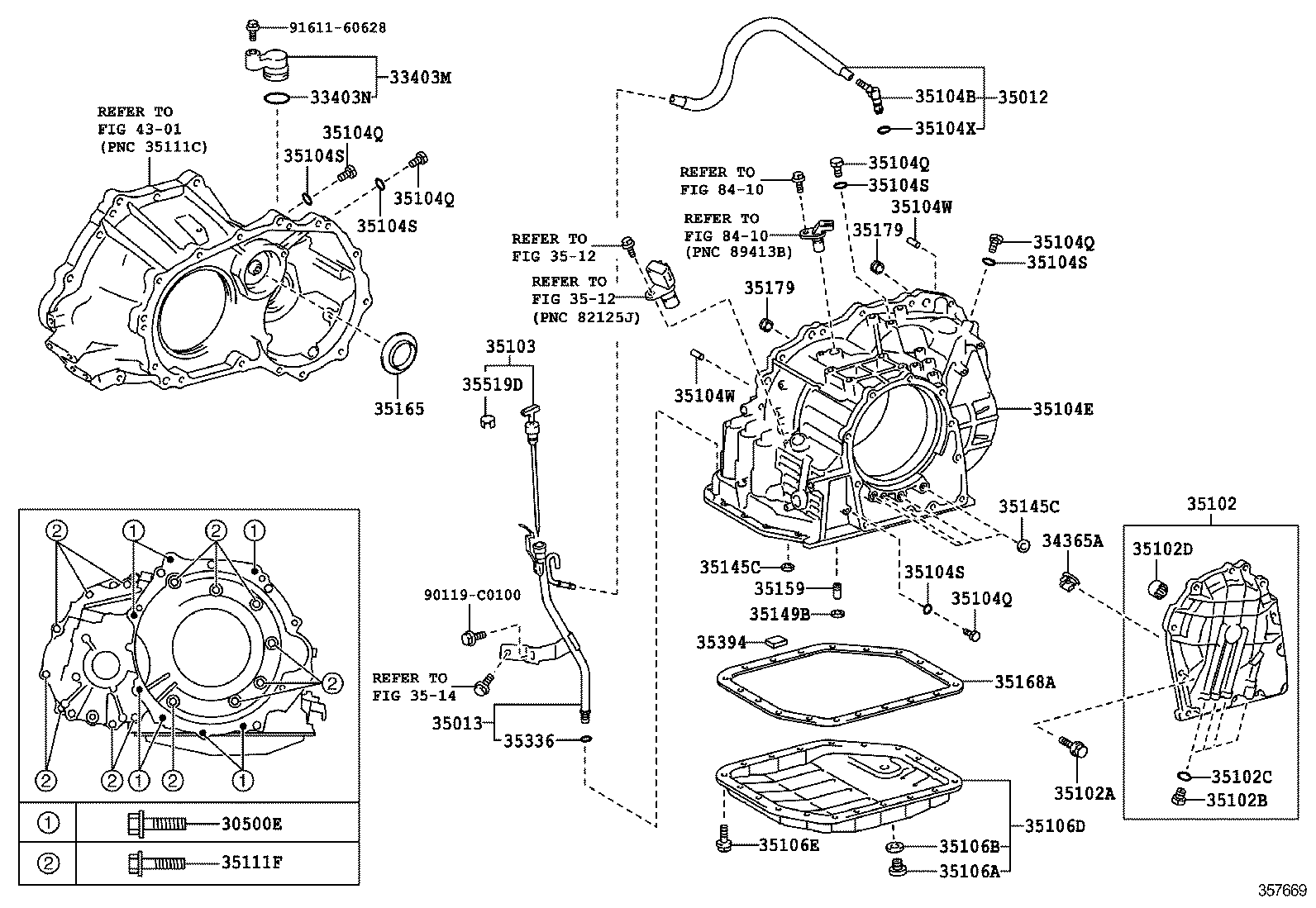 35013-32210 TUBE SUB-ASSY, TRANSMISSION OIL FILLER product image