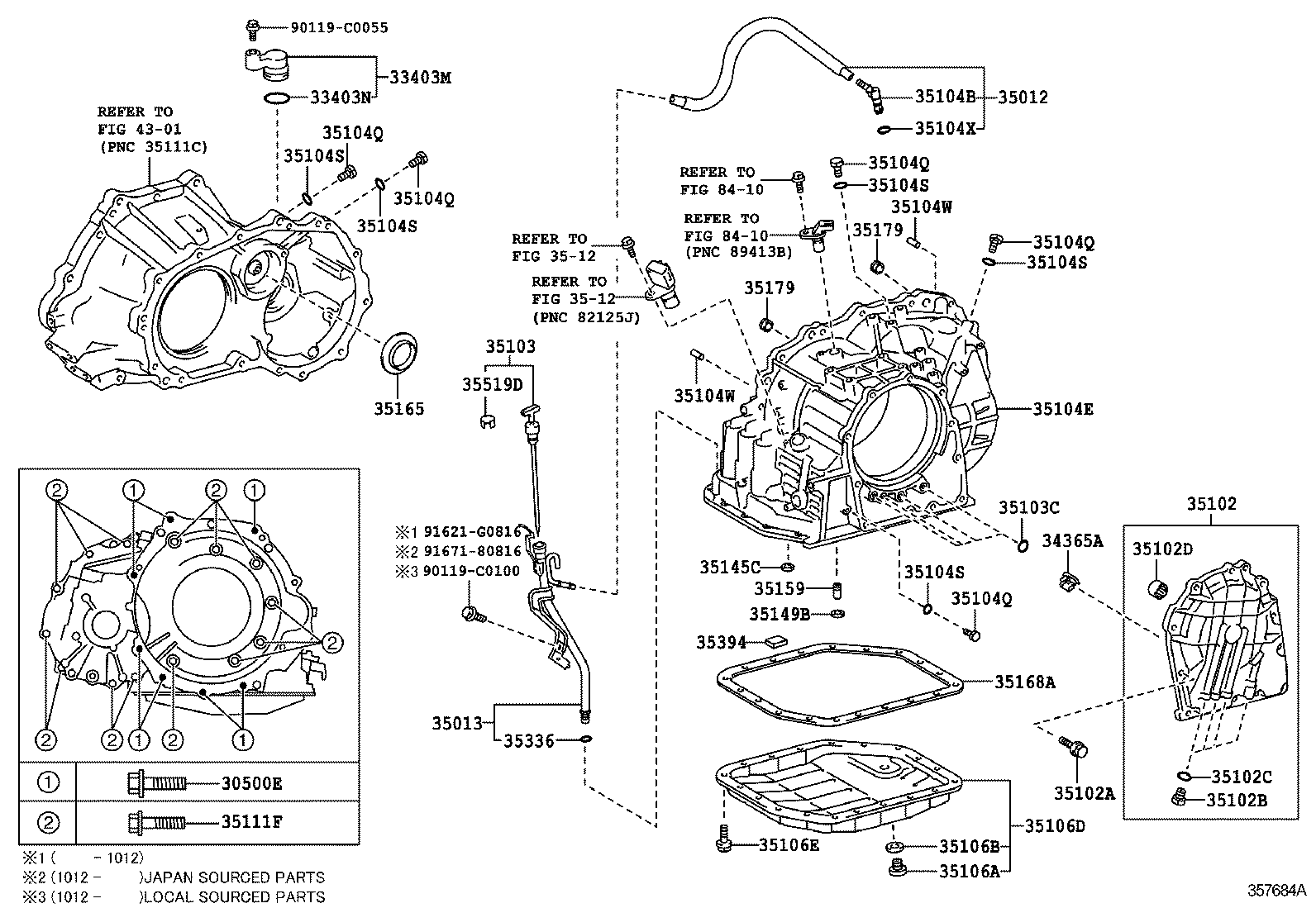 35012-12010 HOSE SUB-ASSY, TRANSMISSION BREATHER product image