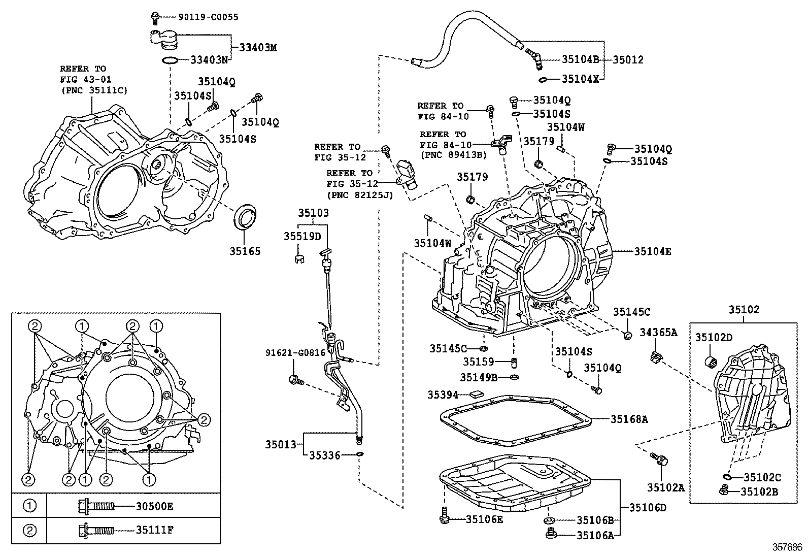 35012-12010 HOSE SUB-ASSY, TRANSMISSION BREATHER product image