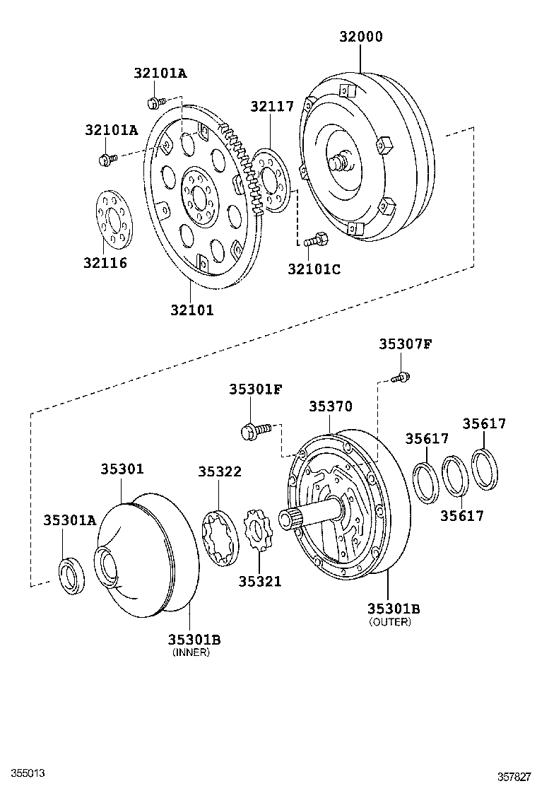 90105-09005 BOLT(FOR DRIVE PLATE & TORQUE CONVERTER SETTING) product image