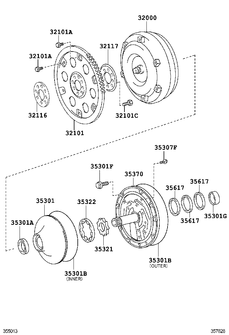 90105-09005 BOLT(FOR DRIVE PLATE & TORQUE CONVERTER SETTING) product image