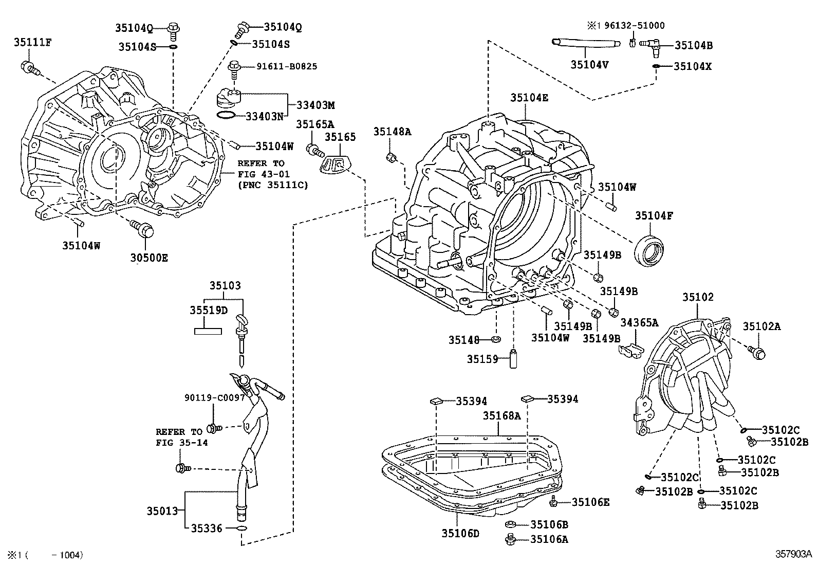 35012-12010 HOSE SUB-ASSY, TRANSMISSION BREATHER product image