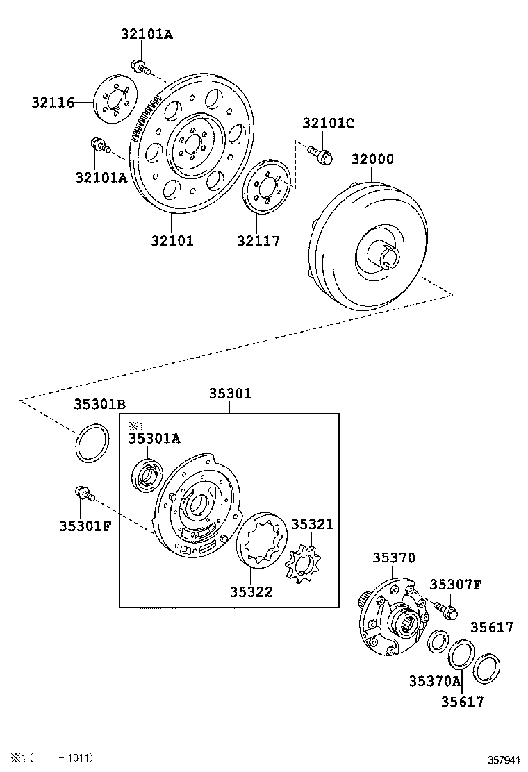 32000-52051 CONVERTER ASSY, TORQUE product image