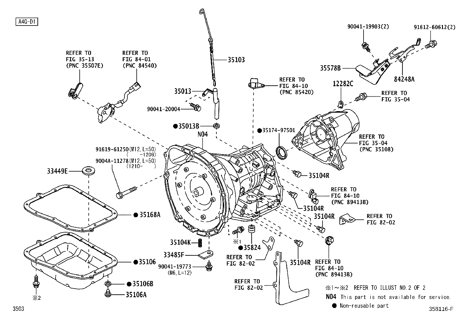 35168-B1060 GASKET, AUTOMATIC TRANSAXLE OIL PAN product image