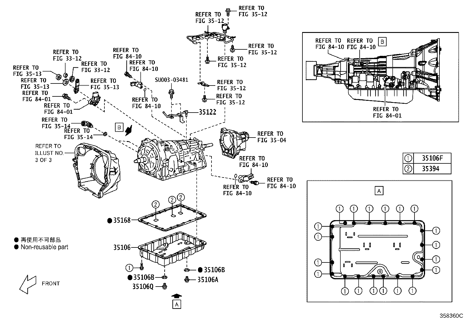 SU003-03614 PLUG (FOR AUTOMATIC TRANSMISSION CASE) product image