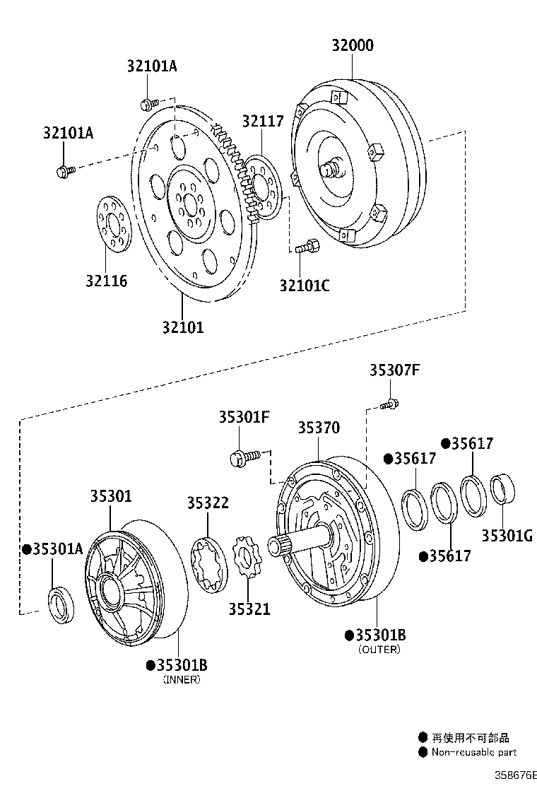 90301-99171 RING, O (FOR FRONT OIL PUMP BODY) product image
