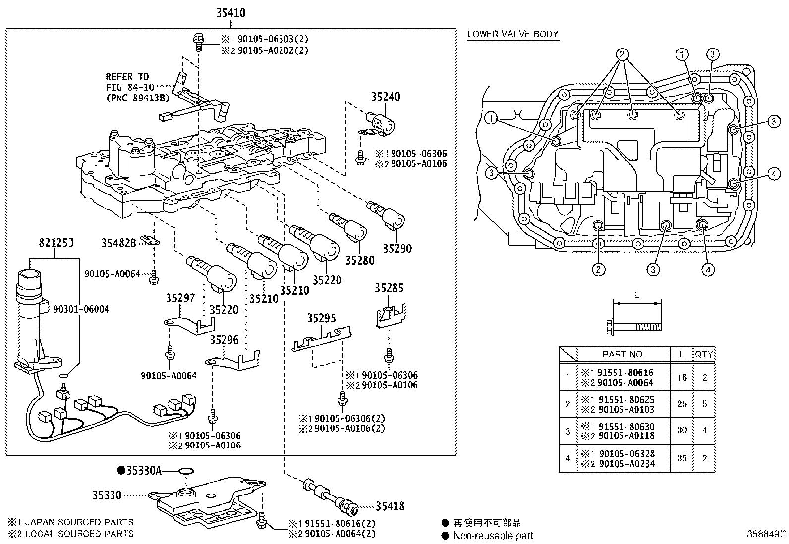 35410-08021 BODY ASSY, TRANSMISSION VALVE product image