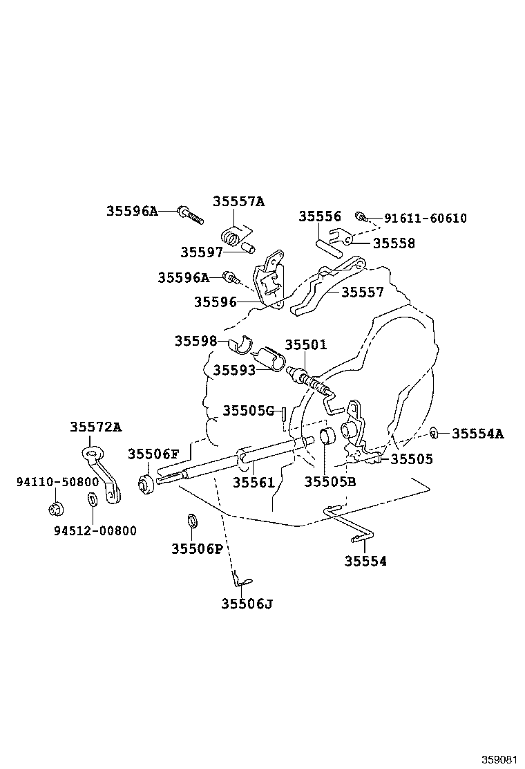 35520-42050 CABLE ASSY, THROTTLE product image