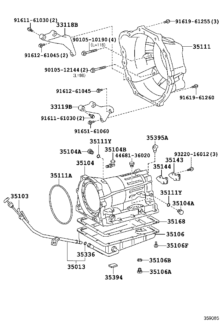 35104-25010 CASE SUB-ASSY, AUTOMATIC TRANSMISSION product image