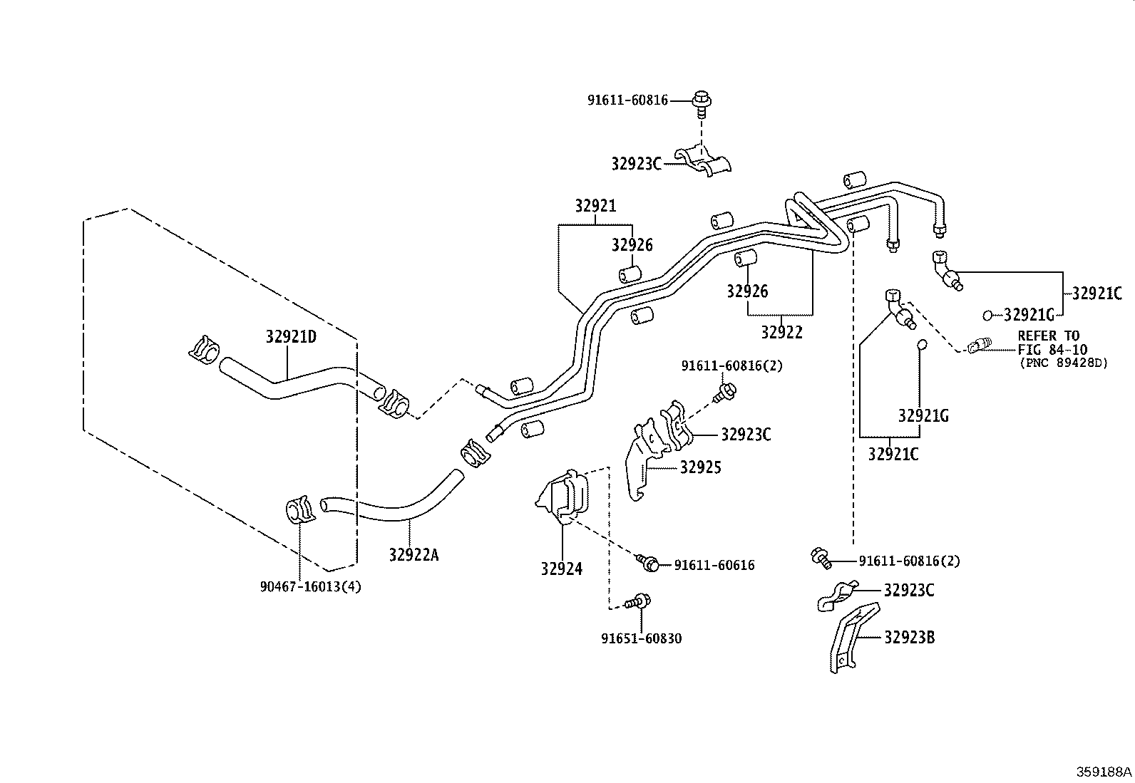 32941-36060 HOSE(FOR OIL COOLER INLET) product image