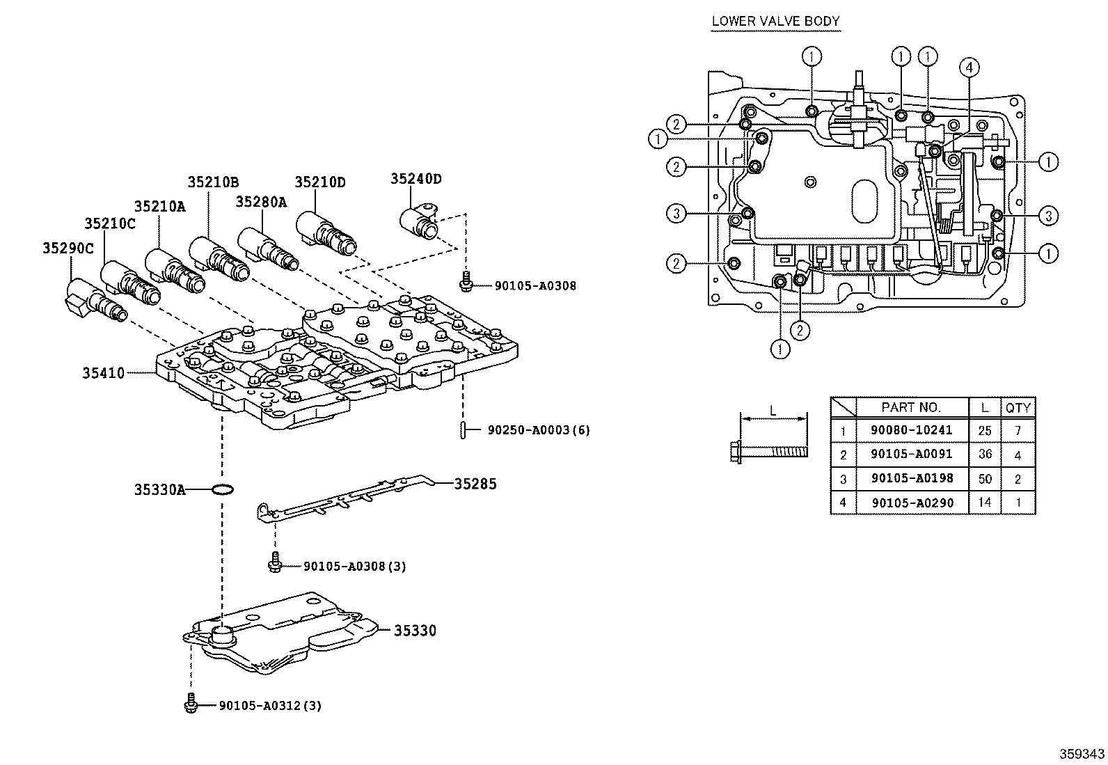 35330-04010 STRAINER ASSY, VALVE BODY OIL product image