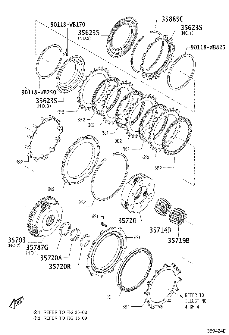 35623-WB002 PISTON,1ST & REVERSE BRAKE product image