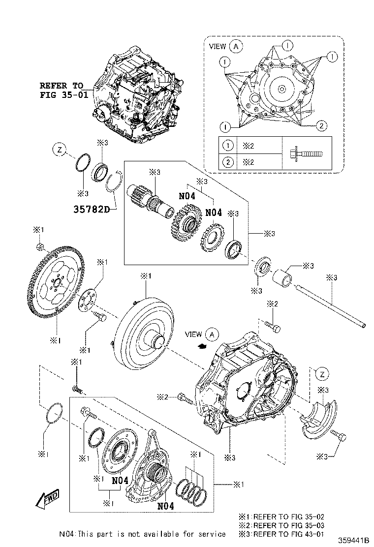 35623-WB002 PISTON,1ST & REVERSE BRAKE product image