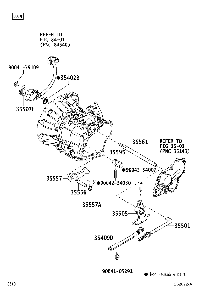 35556-87202 SHAFT, PARKING LOCK PAWL product image
