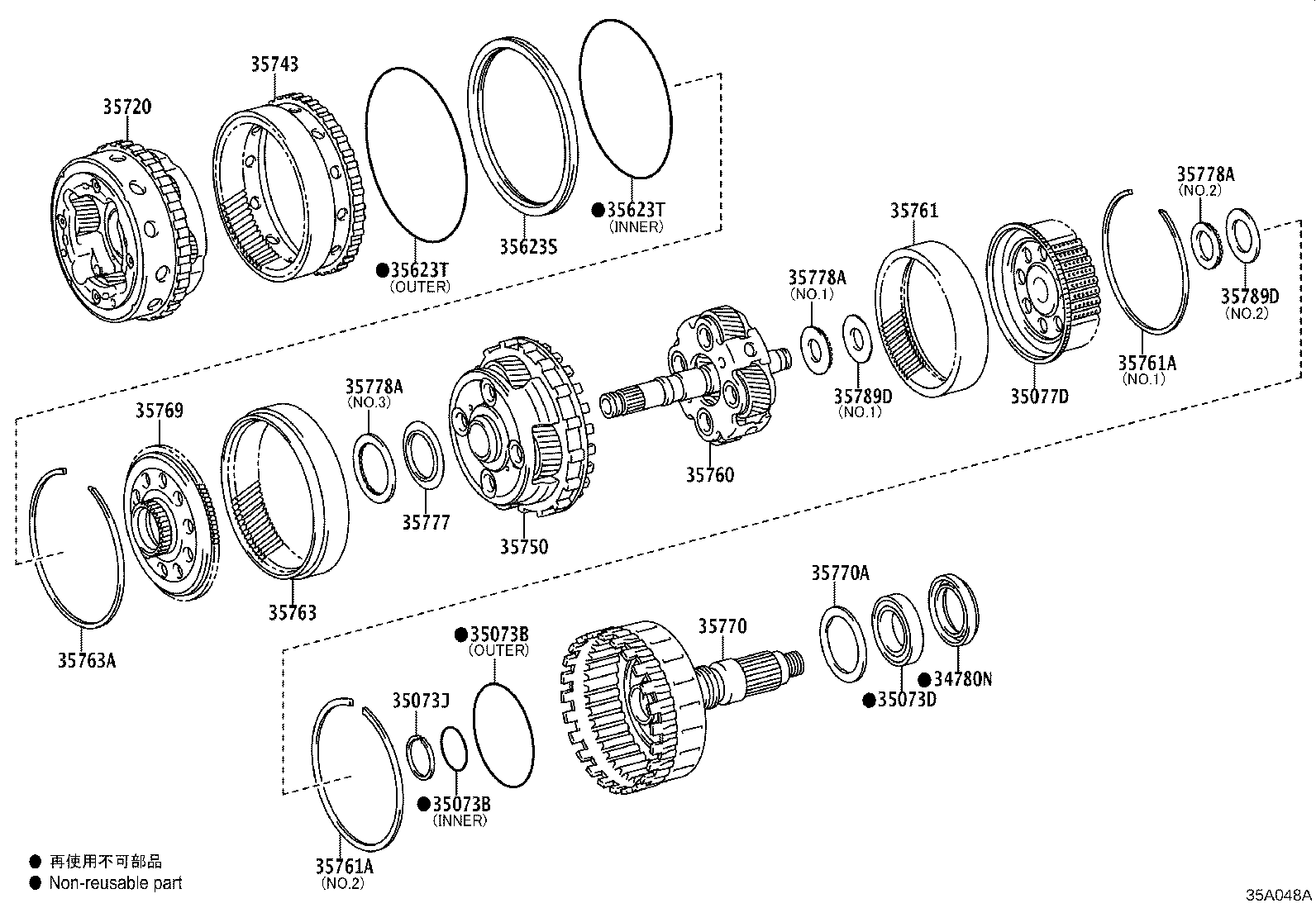 34780-11010 YOKE ASSY, FLANGE (FOR AUTOMATIC TRANSMISSION) product image