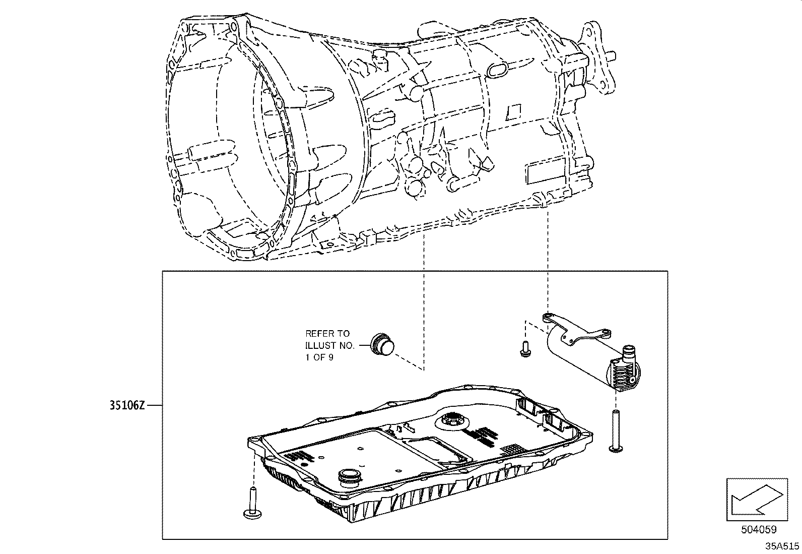 90118-WA761 PLUG, AUTOMATIC TRANSMISSION CASE product image