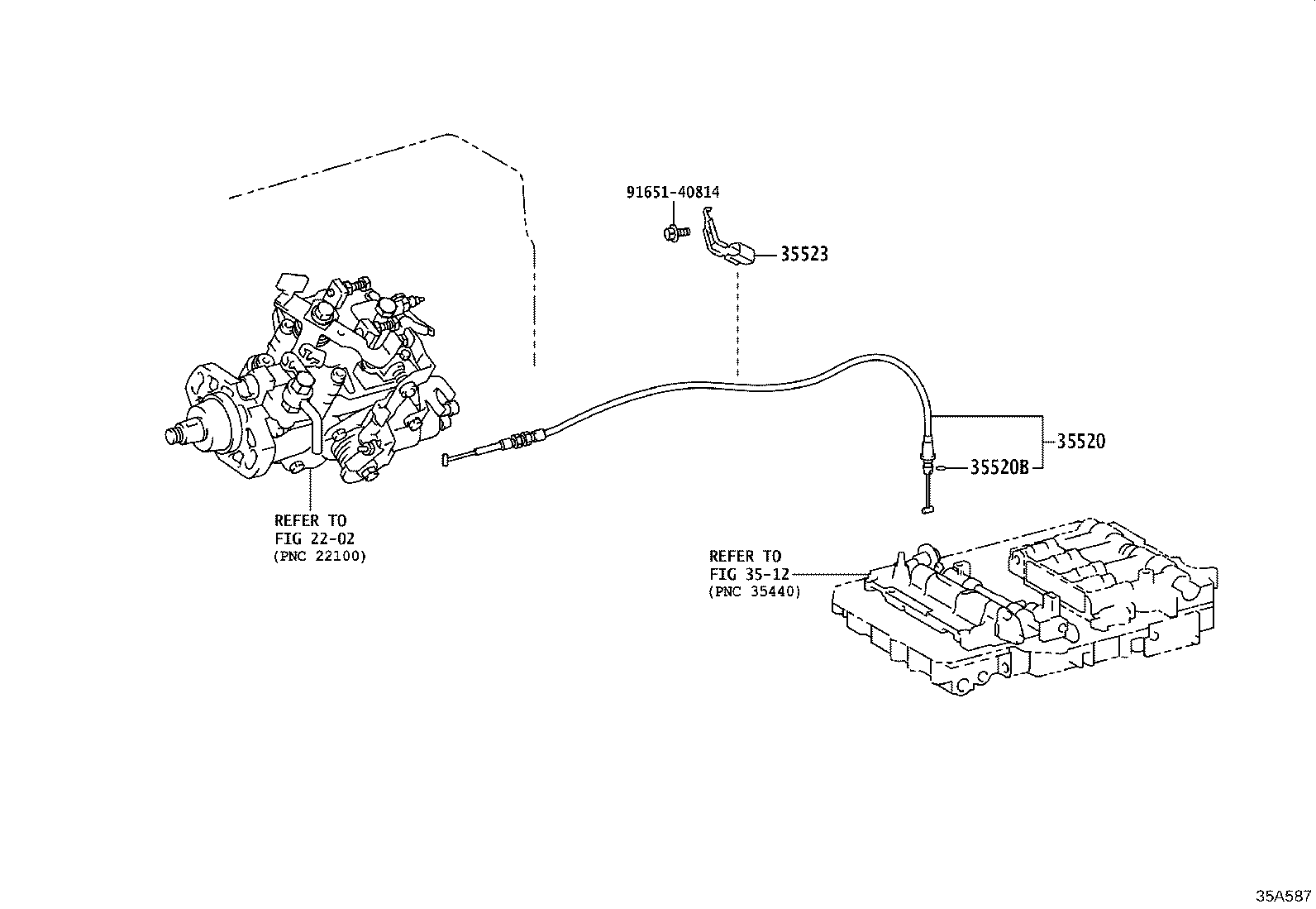 35520-28070 CABLE ASSY, THROTTLE product image