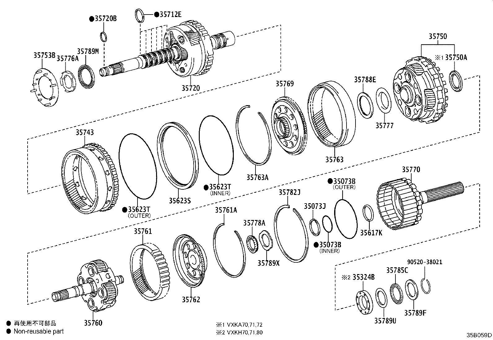 35760-0C120 GEAR ASSY, REAR PLANETARY product image