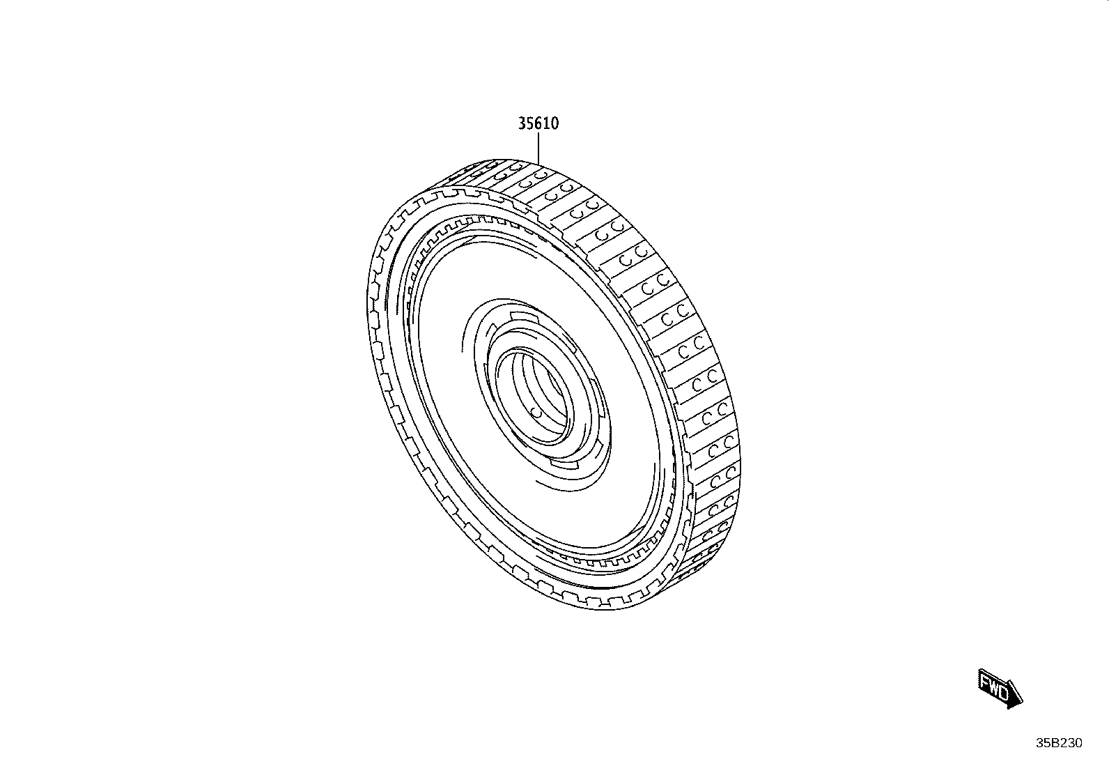35712-WC003 RING, INPUT SHAFT OIL SEAL product image