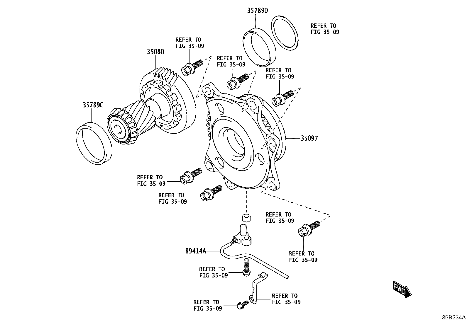 35720-WC002 GEAR ASSY, FRONT PLANETARY product image