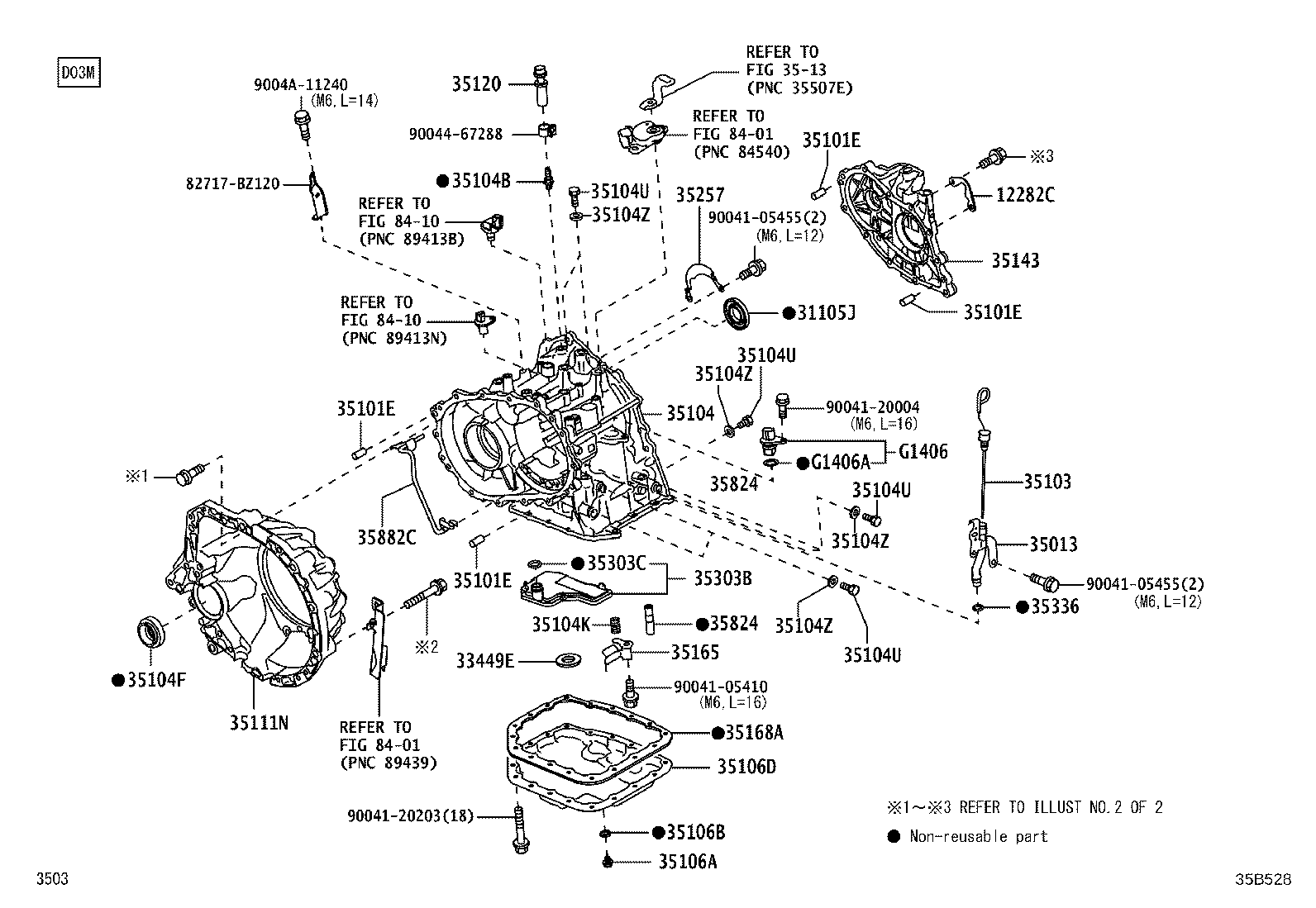 90043-11316 SEAL, OIL, NO.2(FOR TRANSAXLE CASE) product image