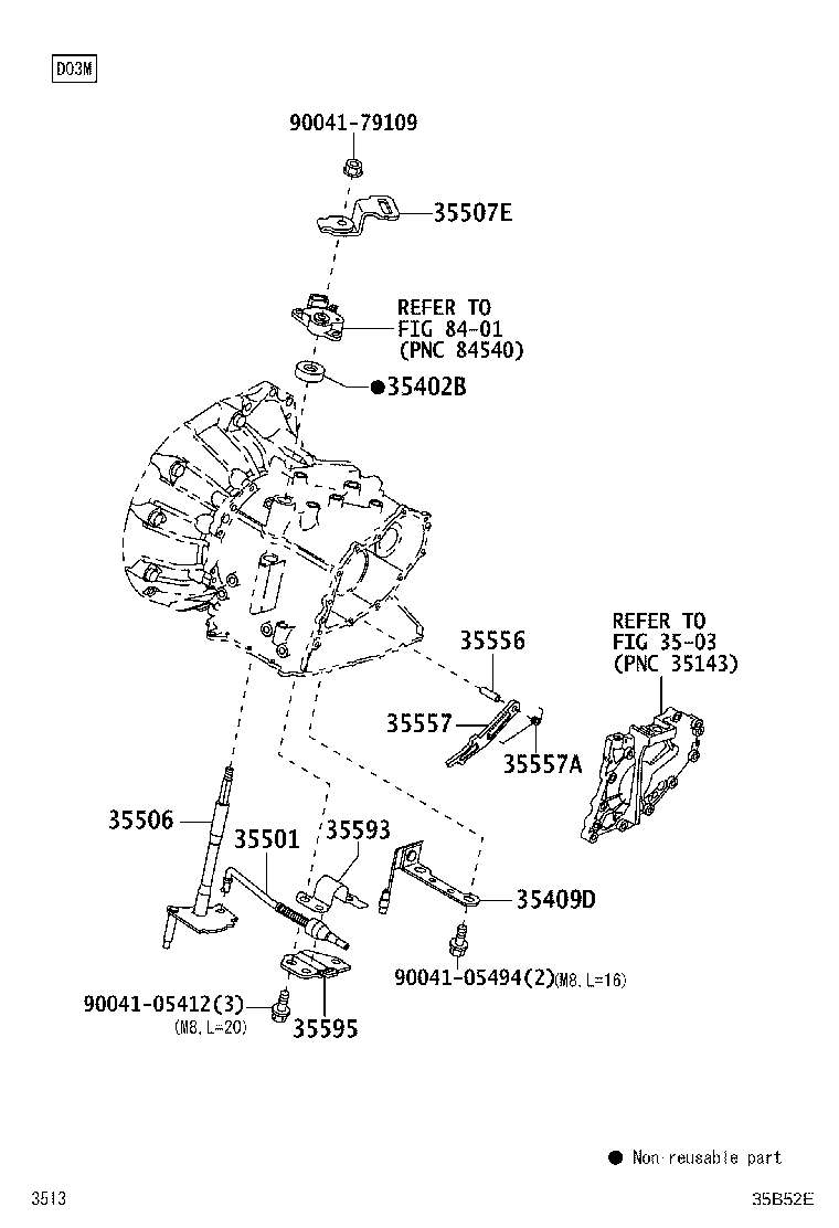 35556-87202 SHAFT, PARKING LOCK PAWL product image
