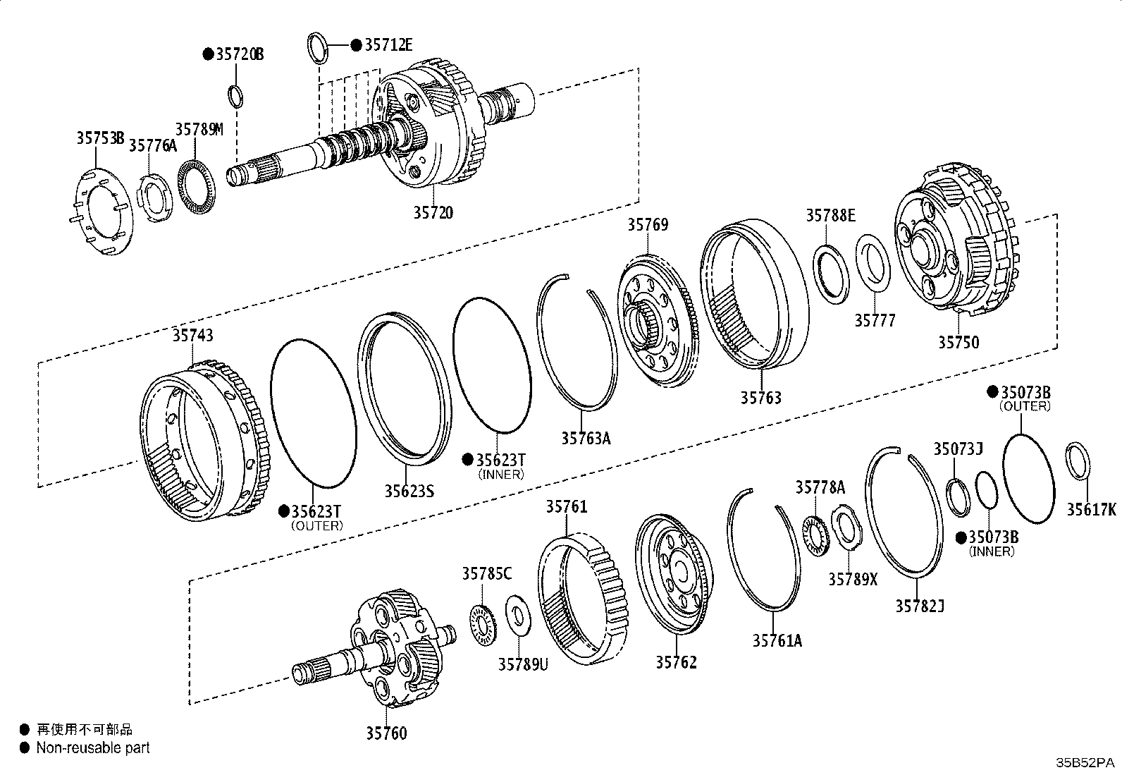 35714-60100 GEAR, FR PLANETARY SUN product image