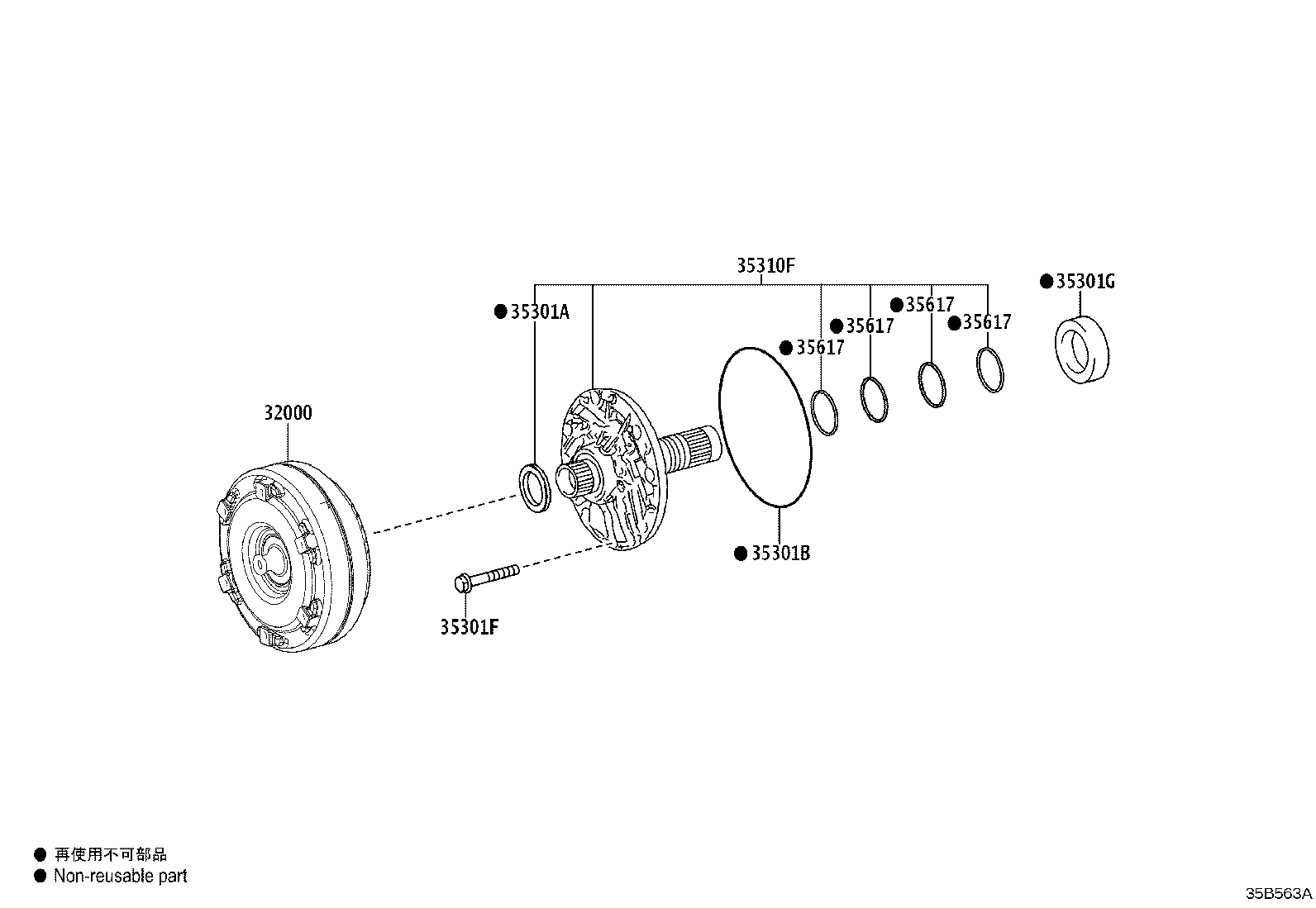 35311-60060 BODY, FRONT OIL PUMP product image