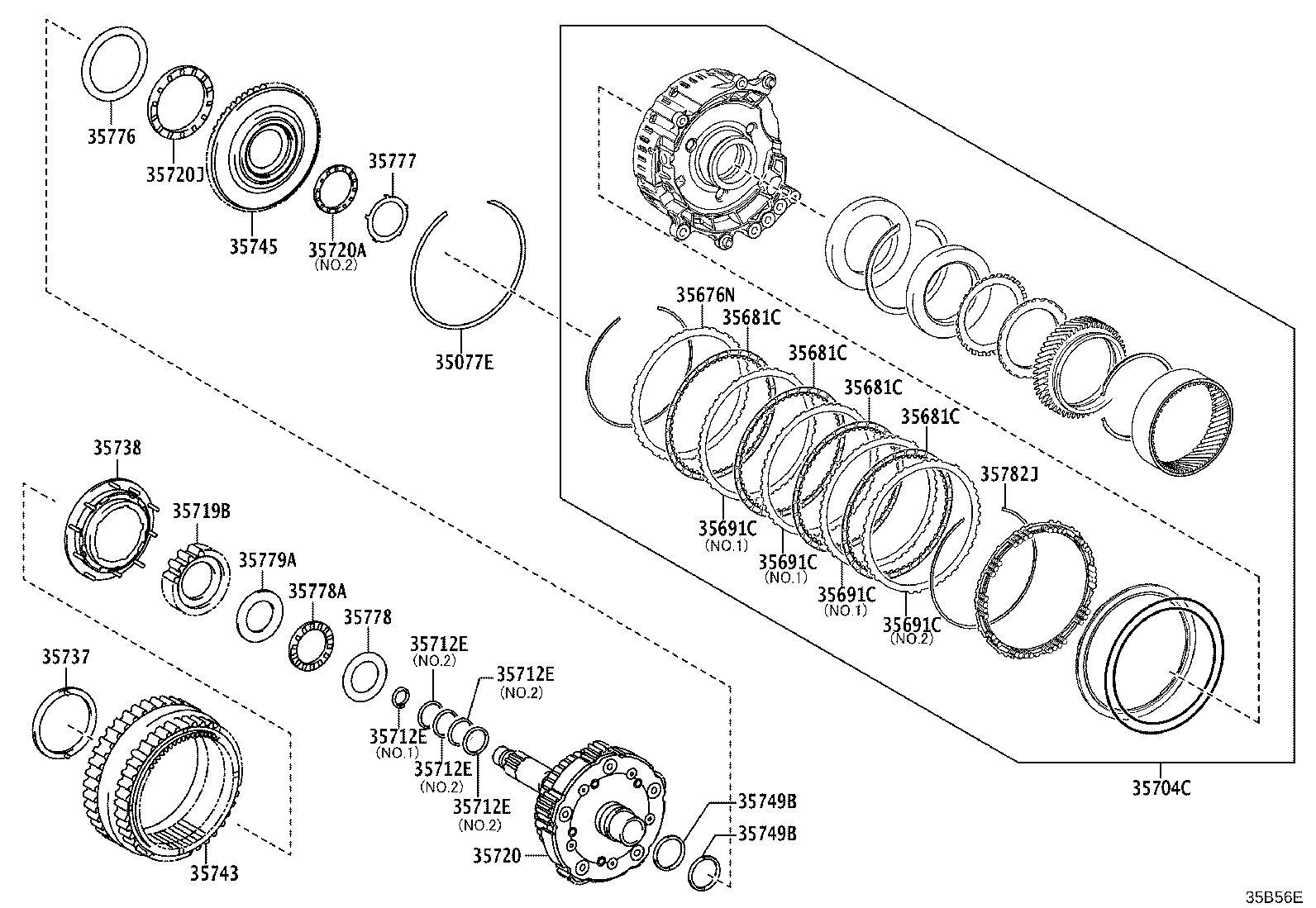 35738-48040 WASHER, PLANETARY CARRIER THRUST, NO.2 product image