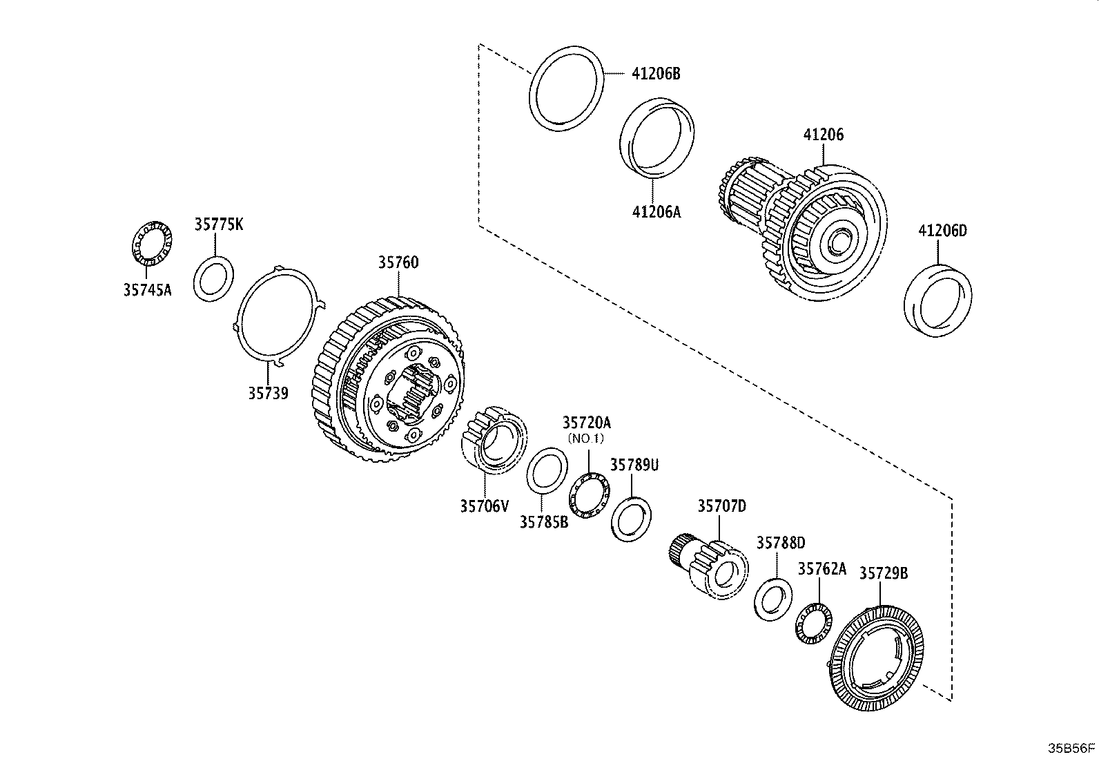 35738-48040 WASHER, PLANETARY CARRIER THRUST, NO.2 product image