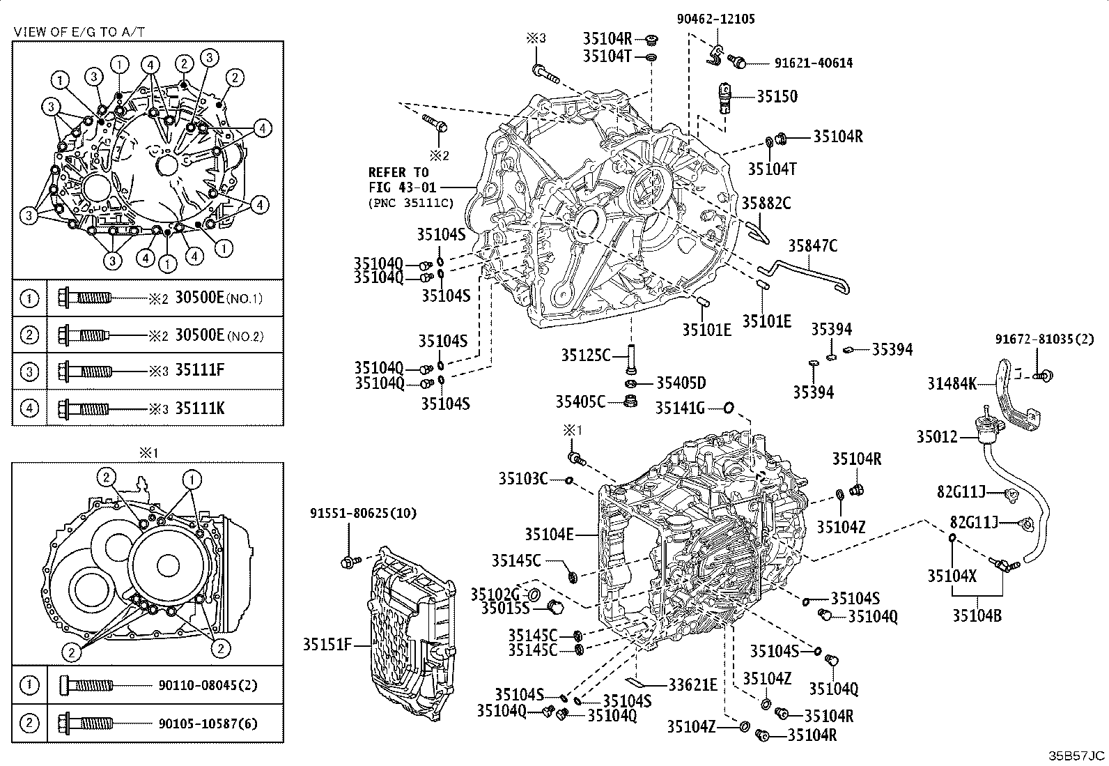 35145-33020 GASKET, TRANSAXLE CASE product image