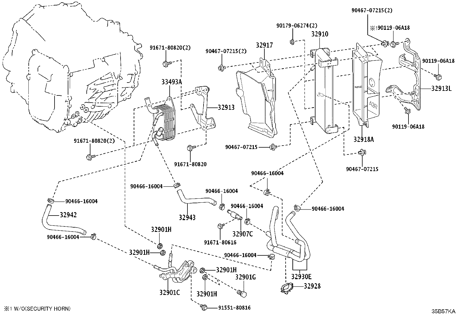 90401-14003 BOLT, UNION(FOR OIL COOLER) product image