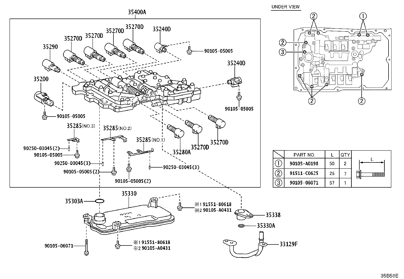 35330-04030 STRAINER ASSY, VALVE BODY OIL product image