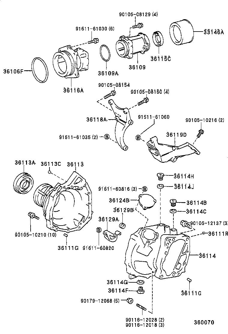33146-30020 DEFLECTOR, TRANSFER EXTENSION HOUSING DUST product image