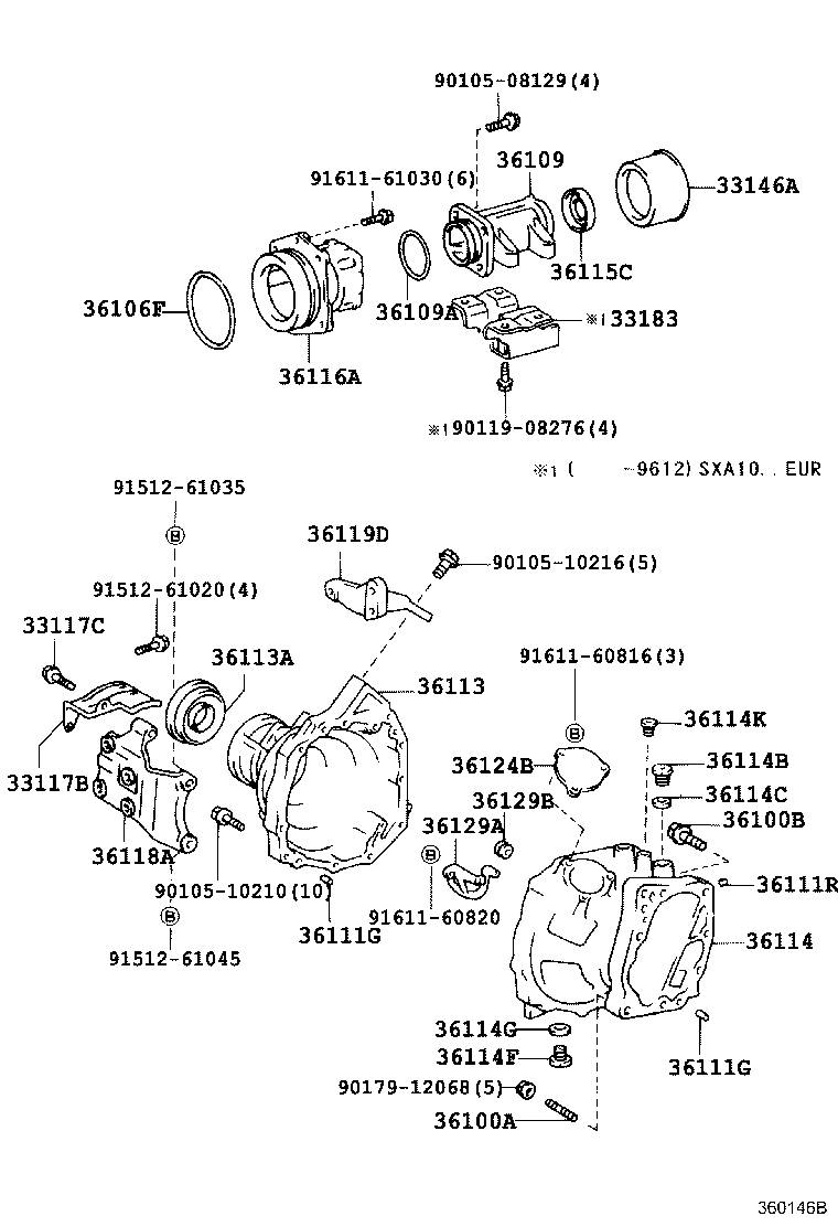 36101-20010 CASE SUB-ASSY, TRANSFER product image