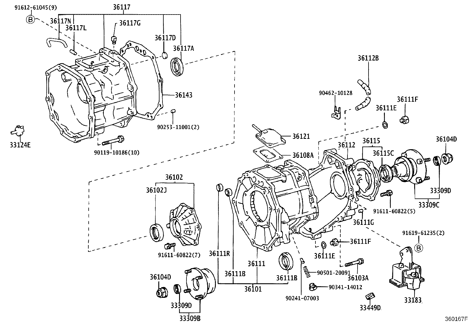 35015-35021 ADAPTER, TRANSFER, REAR product image