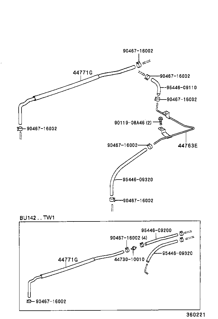 36611-36040 CASE, POWER TAKE-OFF product image