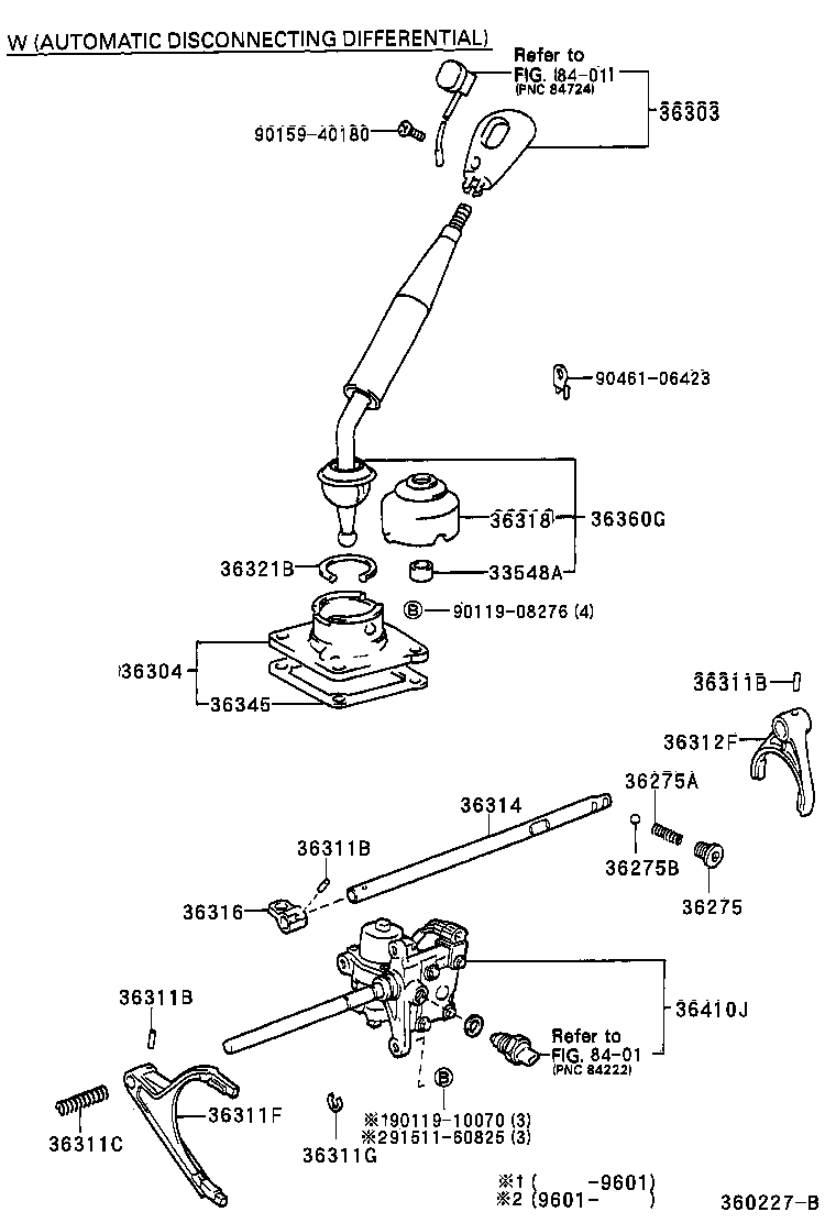 36314-35101 SHAFT, TRANSFER HIGH AND LOW SHIFT FORK product image
