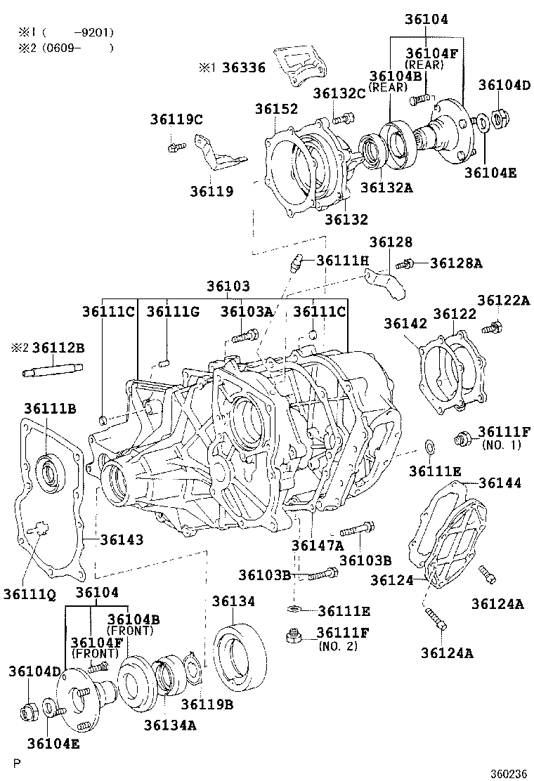33309-60090 FLANGE SUB-ASSY, TRANSFER OUTPUT SHAFT COMPANION product image