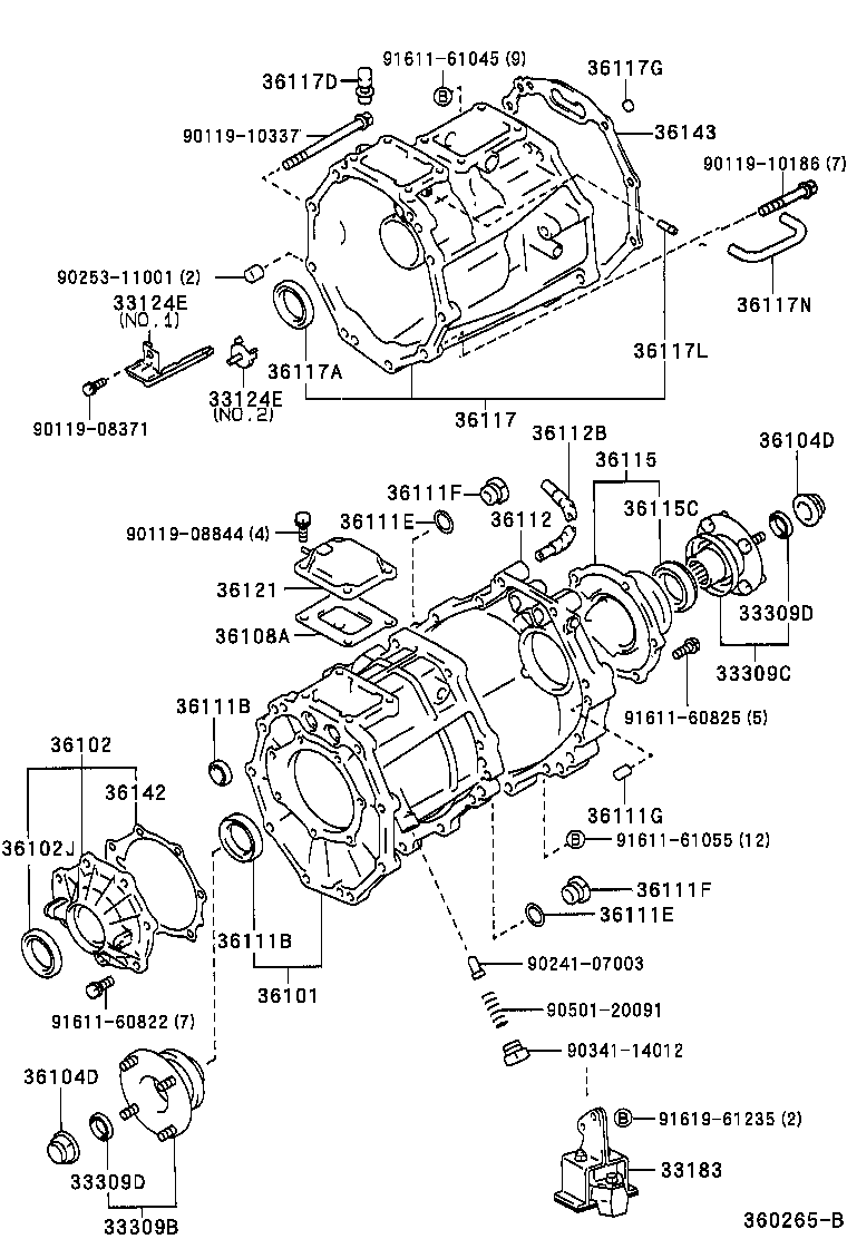 35015-35021 ADAPTER, TRANSFER, REAR product image