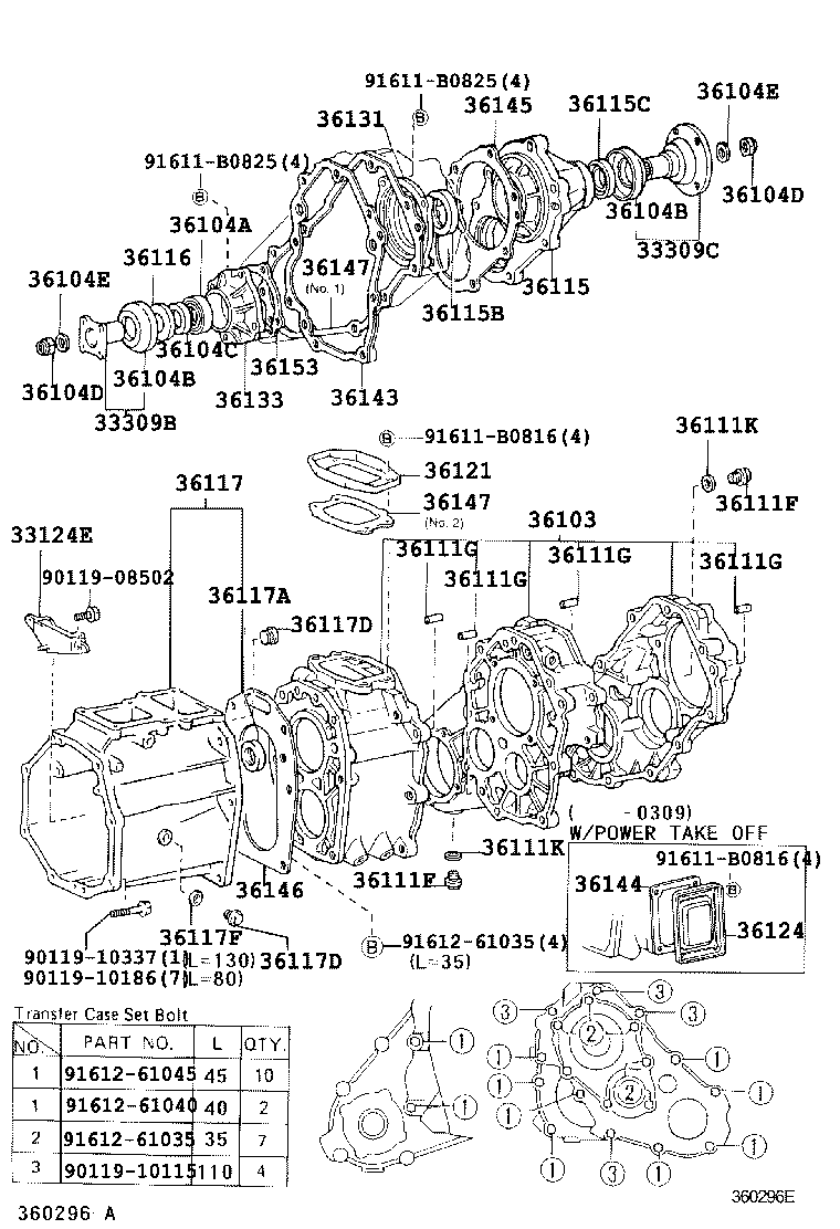 36101-35110 CASE SUB-ASSY, TRANSFER product image