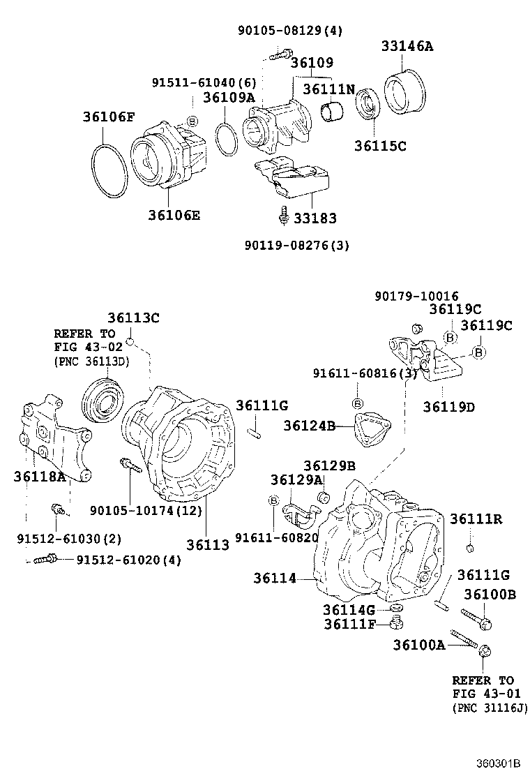 36111-21020 CASE, TRANSFER product image