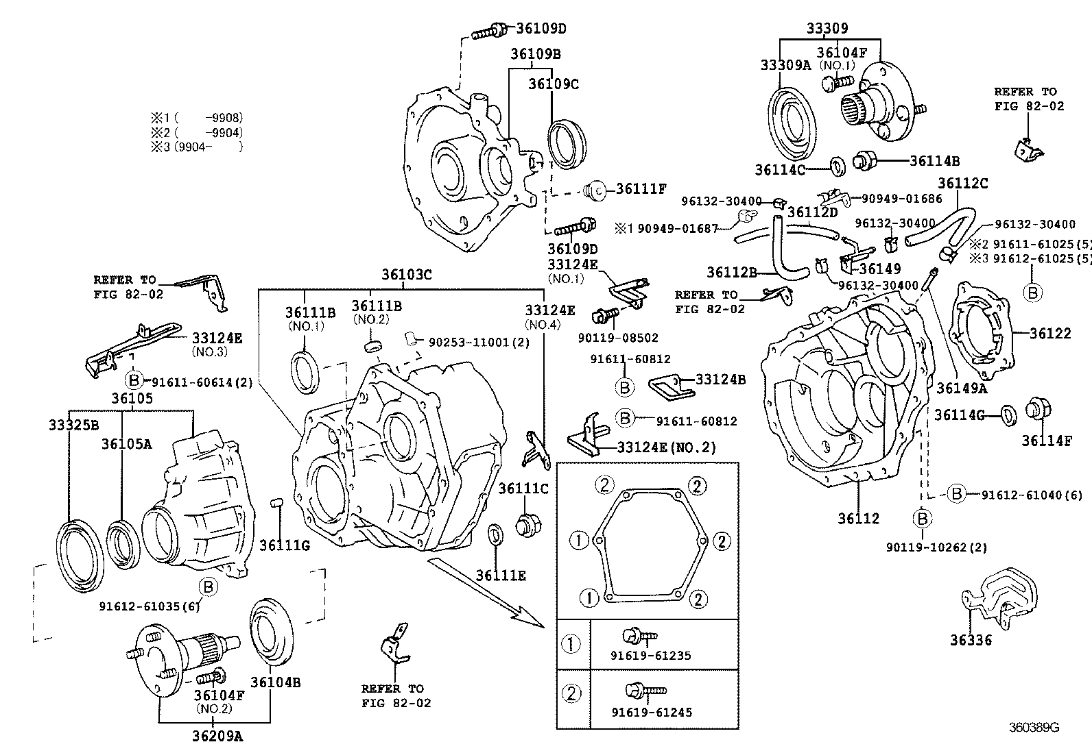 33309-60090 FLANGE SUB-ASSY, TRANSFER OUTPUT SHAFT COMPANION product image